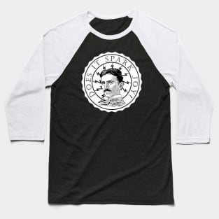 Nikola Tesla -Does it spark joy? Baseball T-Shirt